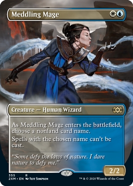 🔥 Meddling Mage Double Masters Alternate Art